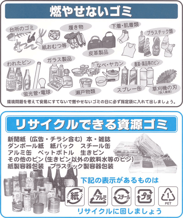 燃やせないゴミ